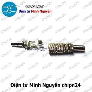 [1 cái] (F113.7) Đầu Jack Audio 3.5mm Kẽm hàn dây