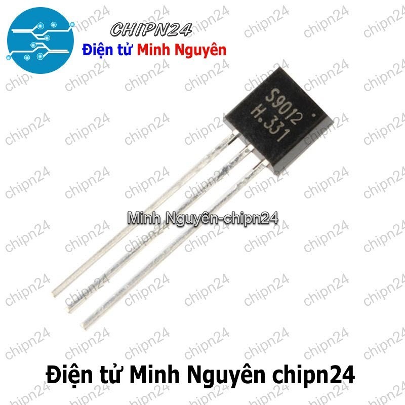 [25 con] (KT1) Transistor S9012 TO-92 PNP 500mA 40V (9012)