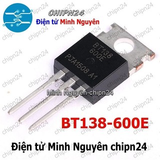 [2 con] (KT1) Triac BT138-600E TO-220 12A 600V (BT138-600 BT138)
