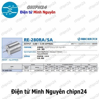 [1 cái] Động cơ Máy sấy tóc 280 Trục 2MM