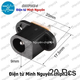 [4 cái] (F89.8) Jack DC DC017 DC-017 5.5x2.1mm