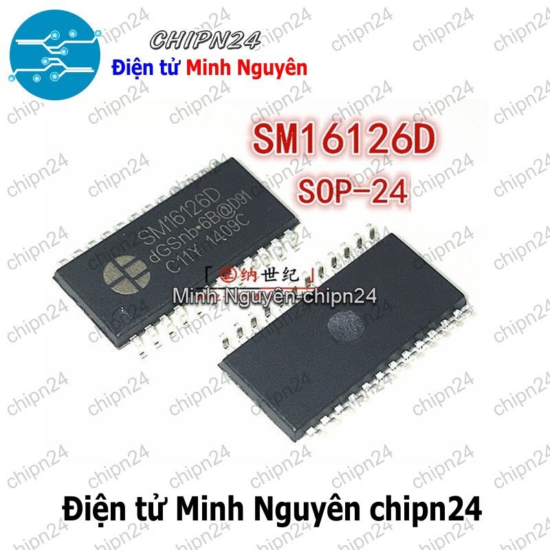 [2 con] (SOP) IC Dán SM16126D SOP-24 Hàng Tốt (SMD) (SM16126 16126)