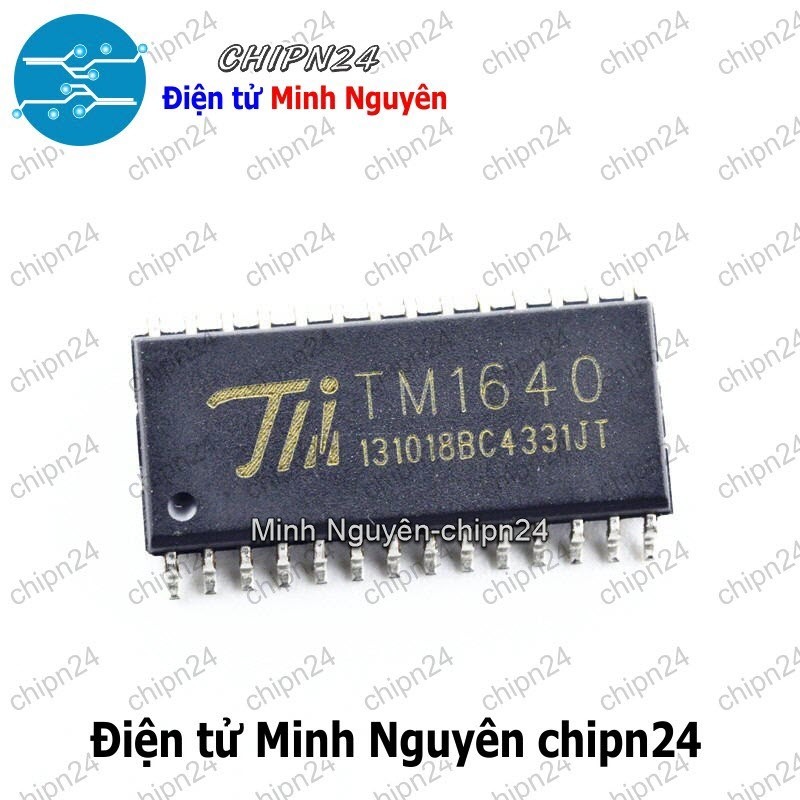 [2 con] (SOP) IC Dán TM1640 SOP-28 Hàng Tốt (SMD) (1640 IC Dán Led Driver)