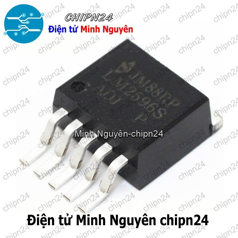 [2 con] (SOP) IC Dán LM2596S-ADJ TO-263 (SMD) (LM2596 Giảm áp ADJ 3A) (IC Nguồn Giảm áp Buck Power)