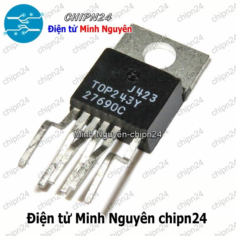 [1 con] (DIP) IC TOP243YN TO-220-5 (TOP243 45W 700V)
