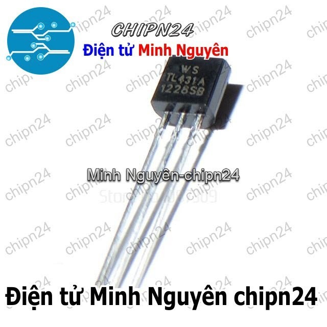 [5 con] (DIP) IC TL431 TO-92 (100mA 36V) (IC điều chỉnh điện áp)