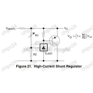 [5 con] (DIP) IC TL431 TO-92 (100mA 36V) (IC điều chỉnh điện áp)