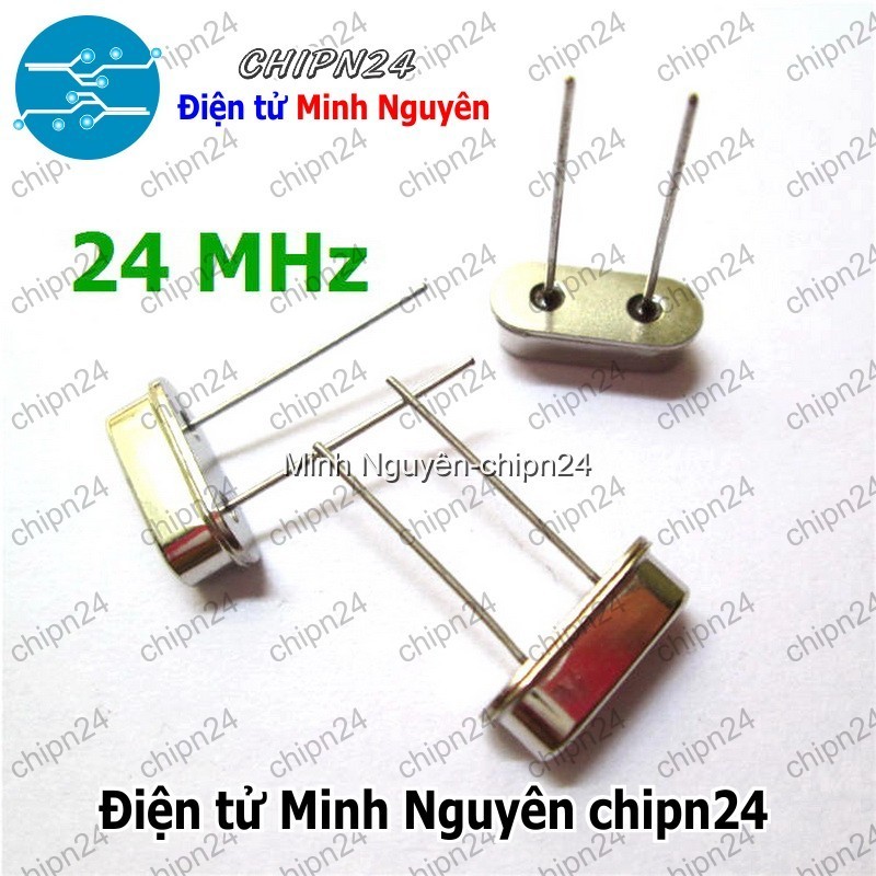 [3 con] (K345) Thạch anh 24M 49S DIP (24MHz)