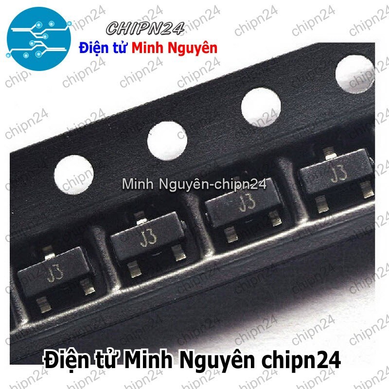 [25 con] (G10.1) Transistor Dán S9013 (J3) SOT-23 NPN 100mA 45V (SMD) (9013)