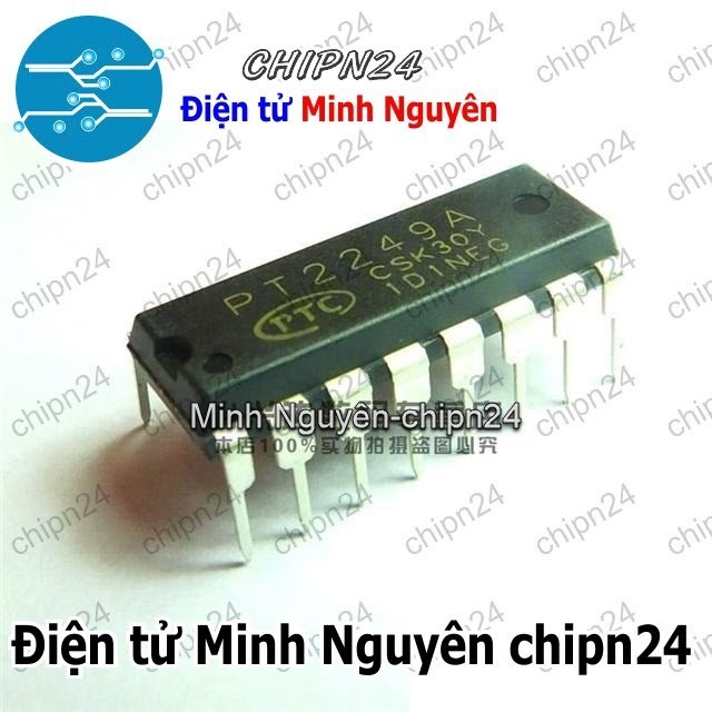 [2 con] (DIP) IC PT2249 DIP-16 (2249)