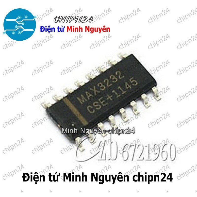 [3 con] (SOP) IC Dán MAX3232 SOP-16 Hàng Tốt (SMD) (MAX3232CSE MAX3232ESE 3232)