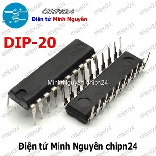 [2 con] (DIP) IC 74244 74HC244 DIP-20 (SN74HC244N) (IC Bộ đệm bát phân / trình điều khiển dòng)