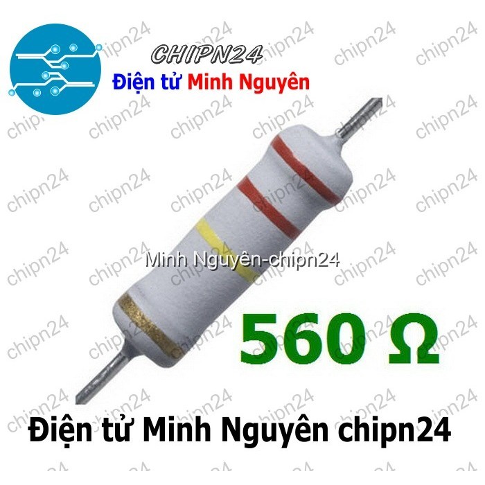 [5 CON] (F146) Điện Trở 560R 2W