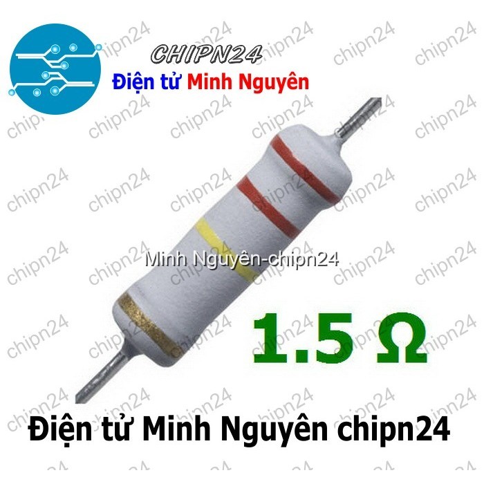 [5 con] (F363) Điện Trở 1.5R 2W 5%