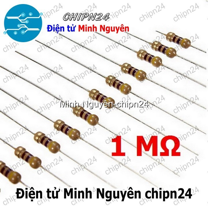 [20 con] Điện Trở 1M 1/4W 5%