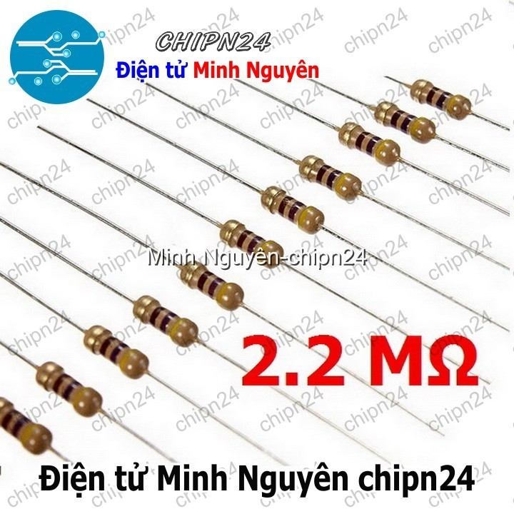 [20 CON] Điện Trở 2M2 1/4W 5%