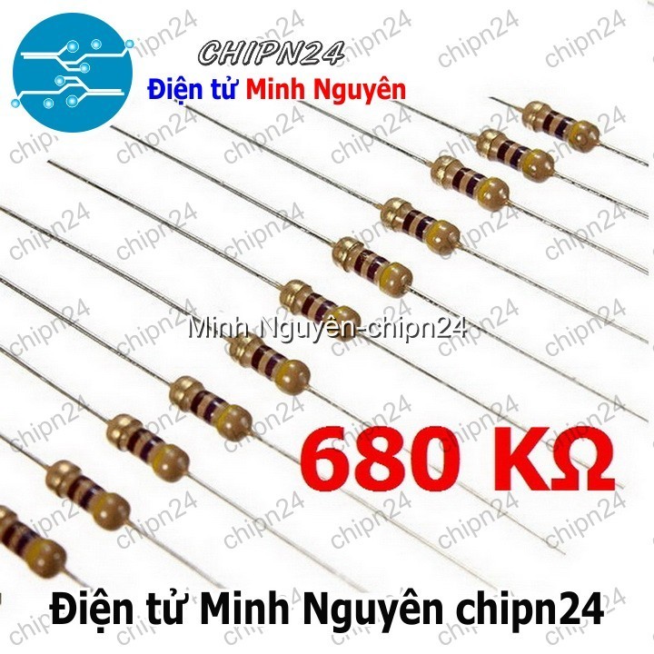[50 con] Điện Trở 680K 1/4W 5%