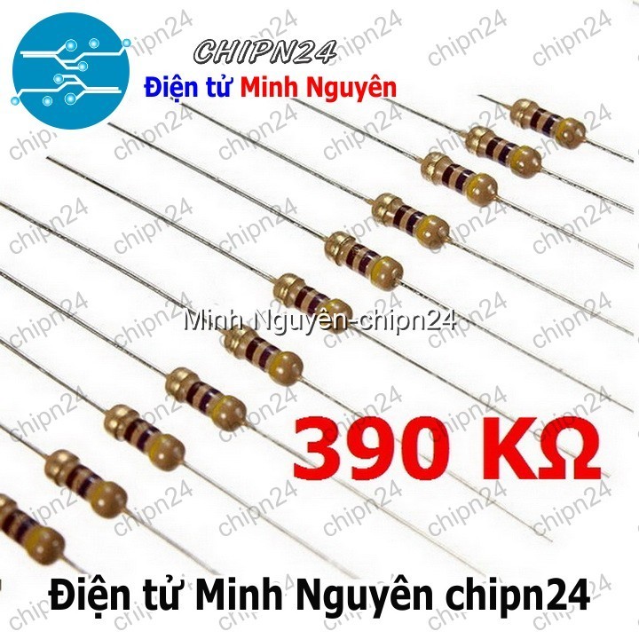 [50 CON] Điện Trở 390K 1/4W 5%