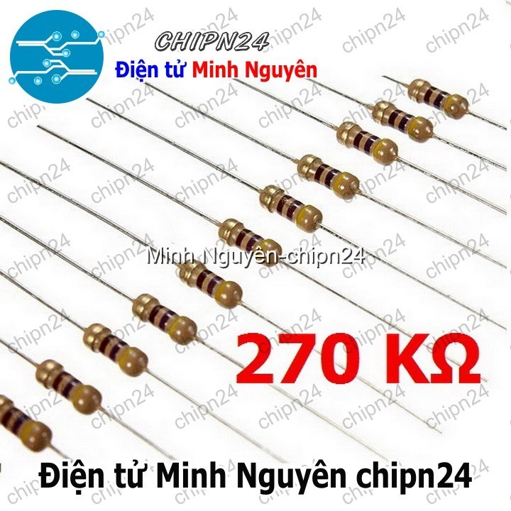 [50 CON] Điện Trở 270K 1/4W 5%