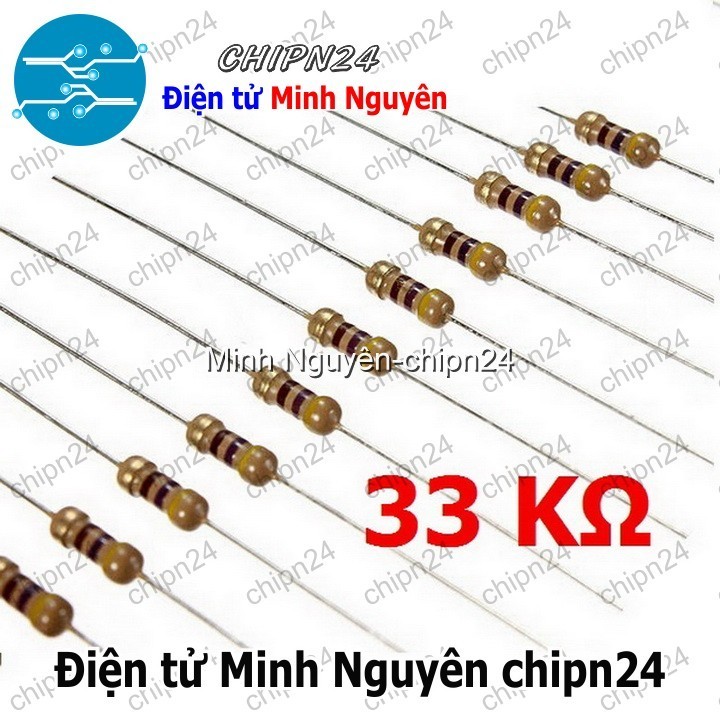 [50 con] Điện Trở 33K 1/4W 5%