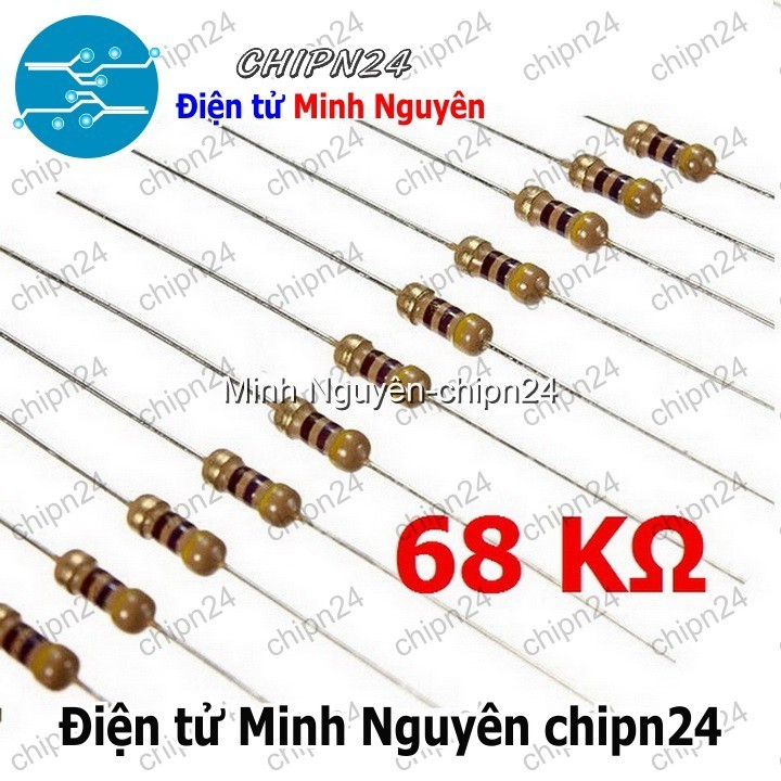 [50 con] Điện Trở 68K 1/4W 5%