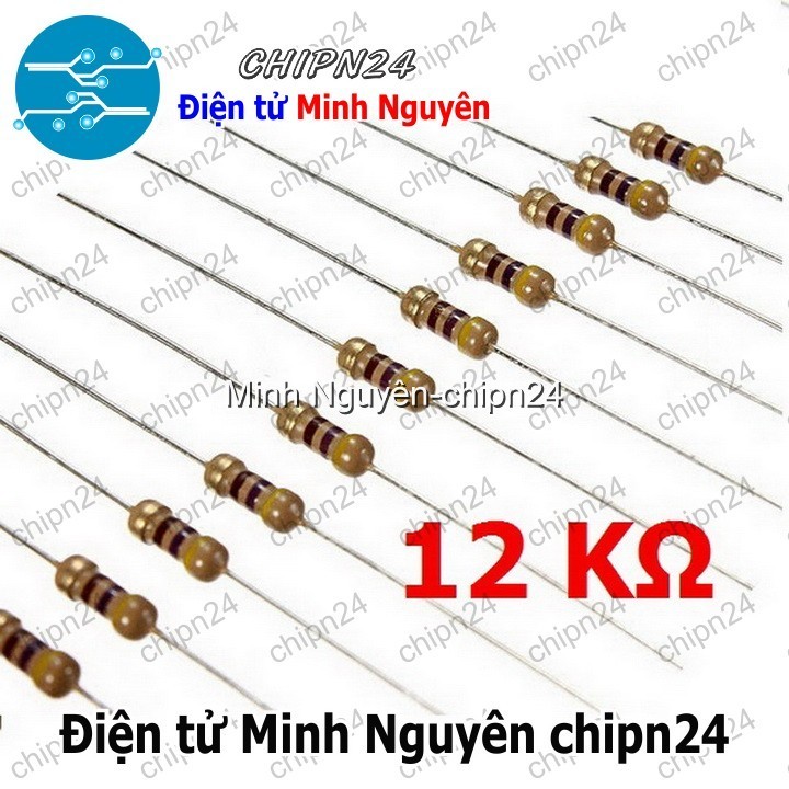 [50 CON] Điện Trở 12K 1/4W 5%