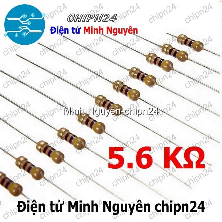 [50 con] Điện Trở 5K6 1/4W 5%
