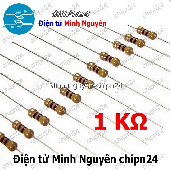 [50 con] Điện Trở 1K 1/4W 5%
