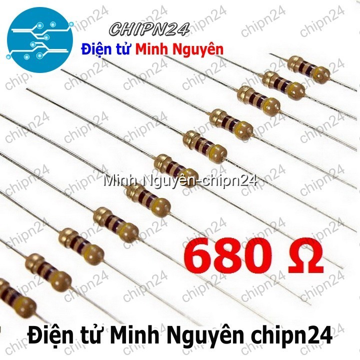 [50 con] Điện Trở 680R 1/4W 5%