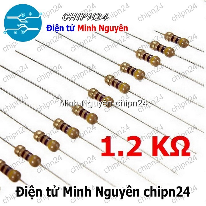 [50 con] Điện Trở 1K2 1/4W 5%