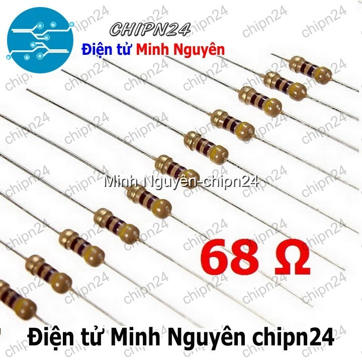 [50 CON] Điện Trở 68R 1/4W 5%