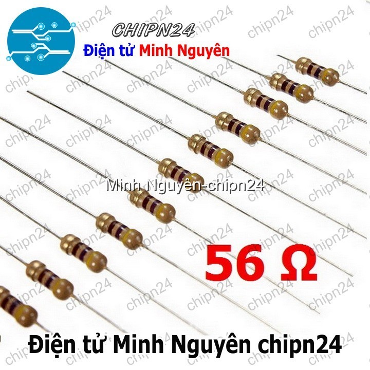 [50 con] Điện Trở 56R 1/4W 5%
