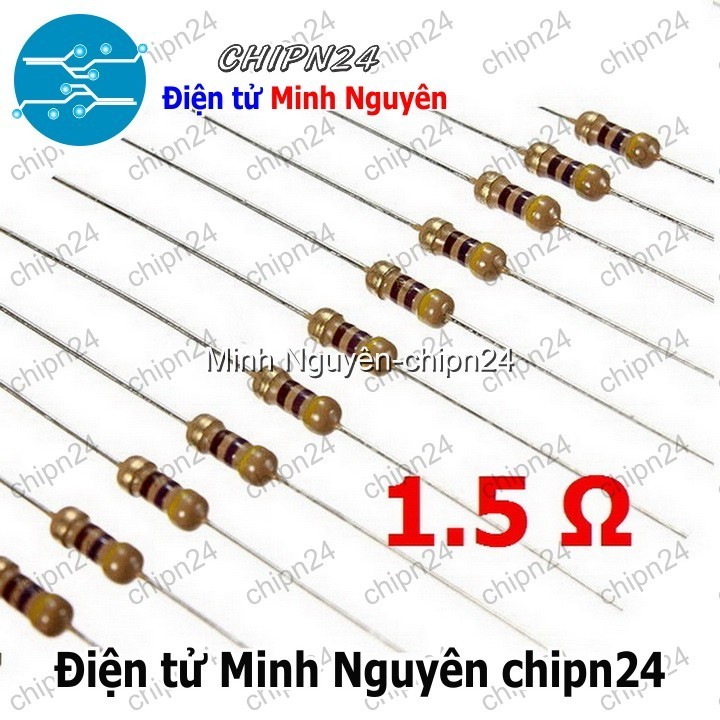 [20 CON] Điện Trở 1.5R 1/4W 5%