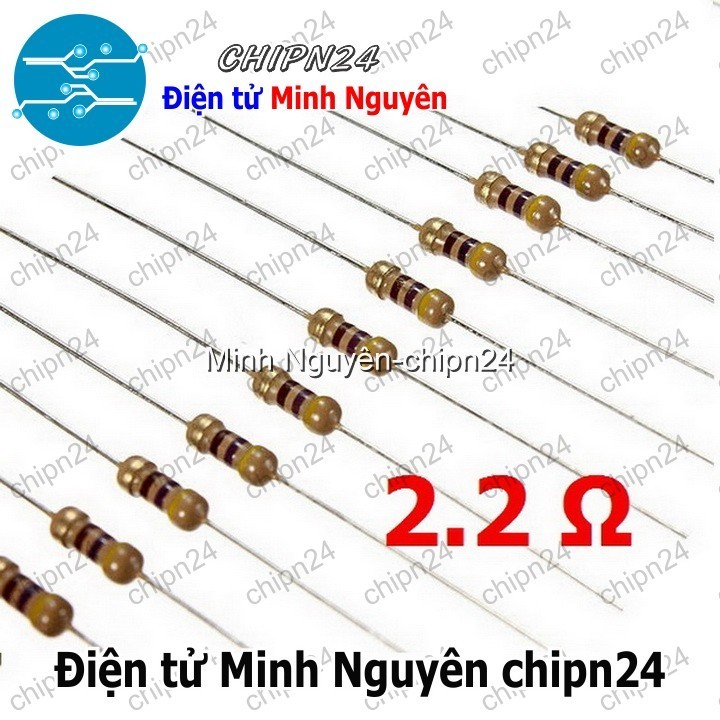 [20 con] Điện Trở 2.2R 1/4W 5%