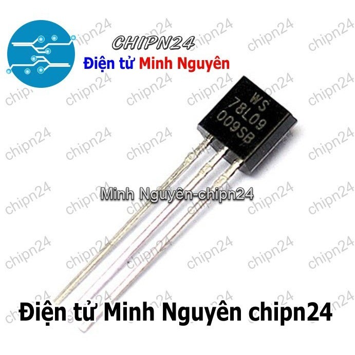 [5 con] (DIP) IC 78L09 TO-92 (Chân Cắm) (IC Nguồn 9V 100mA)
