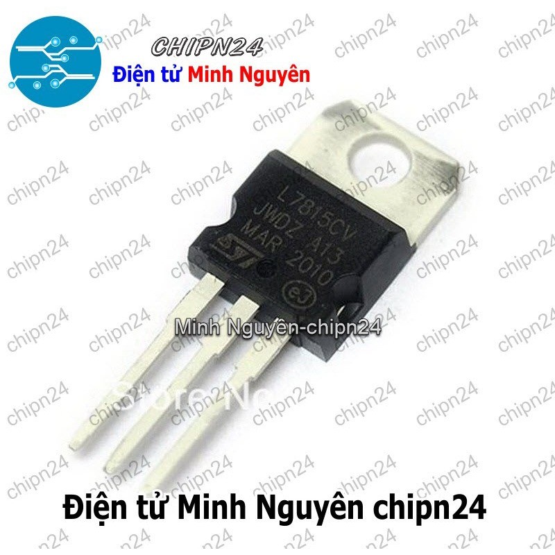 [3 con] (DIP) IC L7815CV TO-220 (IC Nguồn 15V)