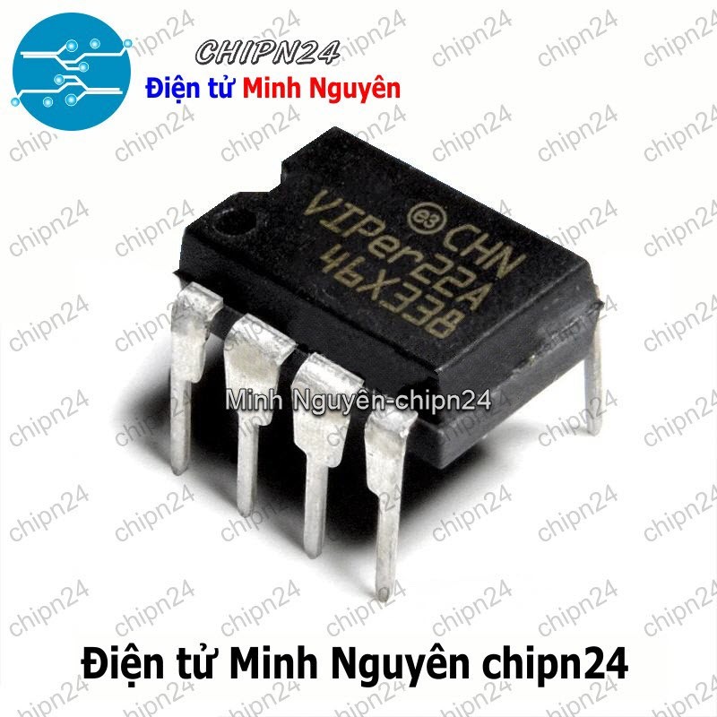 [2 con] (DIP) IC VIPer22A DIP-8 (VIPer22 IC Nguồn)