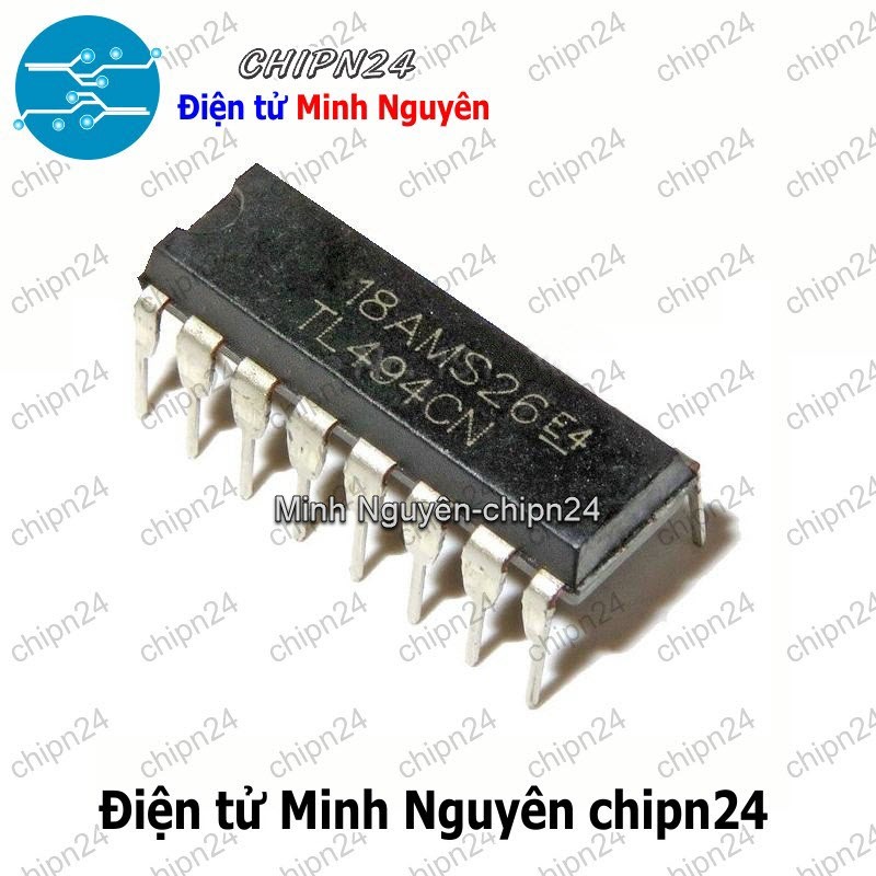 [2 con] (DIP) IC TL494 DIP-16 (TL494CN) (IC tạo dao động)