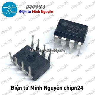 [4 con] (DIP) IC NE555 DIP-8 (NE555N NE555P) (IC tạo xung vuông)