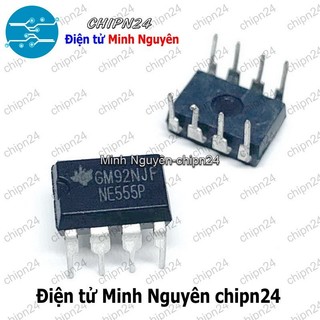[4 con] (DIP) IC NE555 DIP-8 (NE555N NE555P) (IC tạo xung vuông)