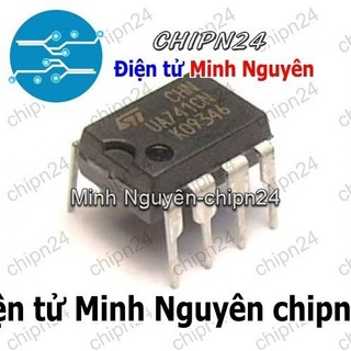 [4 con] (DIP) IC LM741 DIP-8 (UA741) (IC OPAMP khuếch đại độ lợi cao)