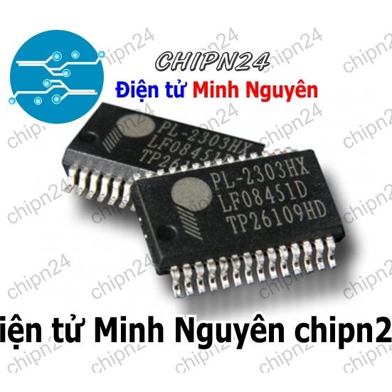 [1 con] (SOP) IC Dán PL2303HX SSOP-28 (SMD) (IC giao tiếp usb)