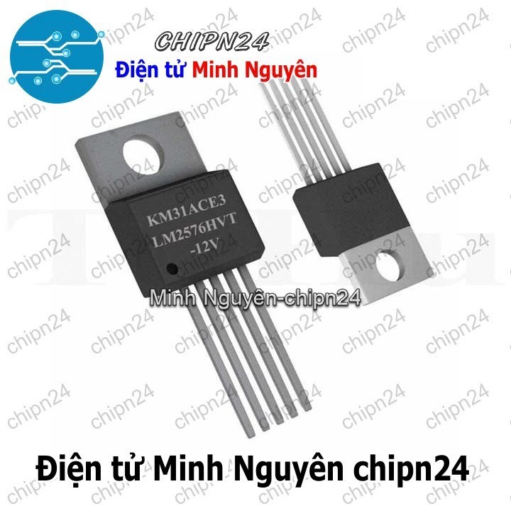 [1 con] (DIP) IC LM2576HVT-12V TO-220-5 (Input 4V-60V) (IC Nguồn Giảm áp Buck Power)