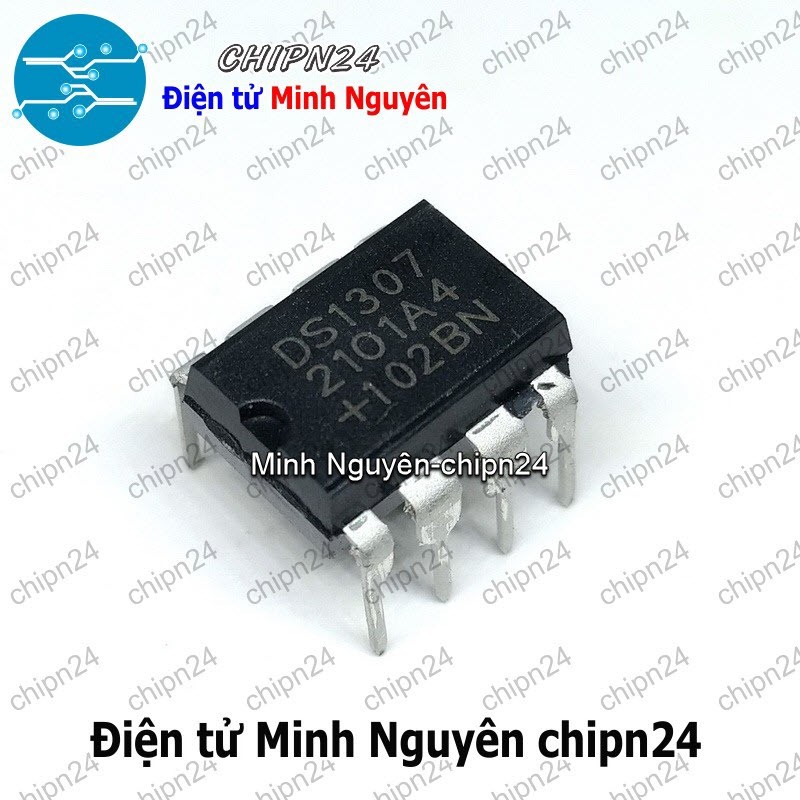 [2 con] (DIP) IC DS1307 DIP-8 (IC thời gian thực RTC)