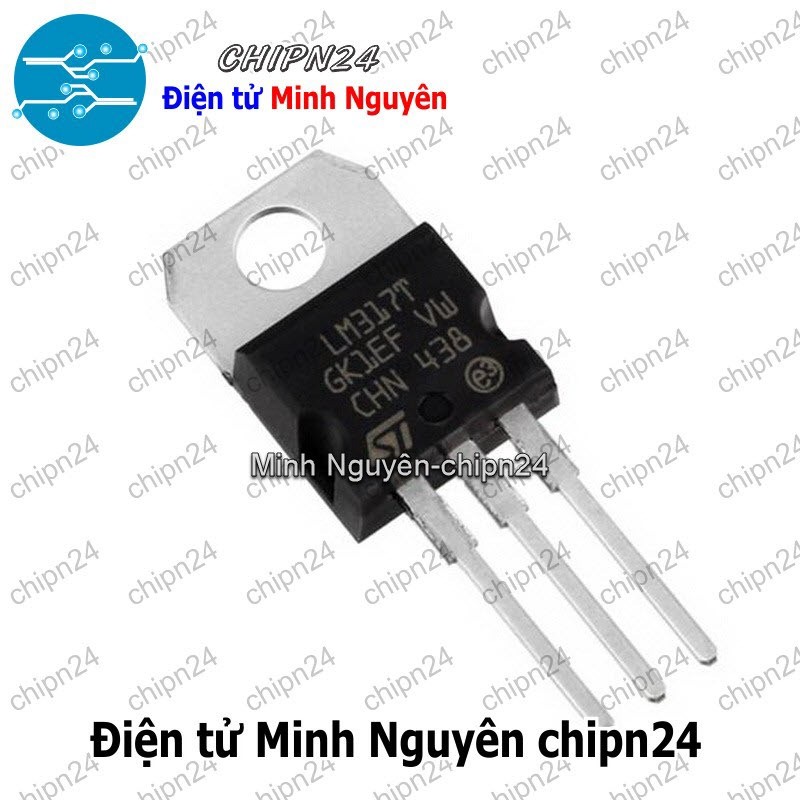 [3 con] (DIP) IC LM317 TO-220 (LM317T) (IC Nguồn Điều chỉnh điện áp tuyến tính)