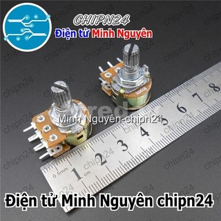 [3 cái] (F148) Biến trở Volume Đôi 1K WH148 (B102 102 6 chân)
