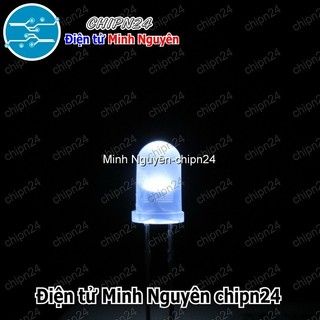 [50 CON] (TK1) Led đục 5mm màu TRẮNG (DT5)