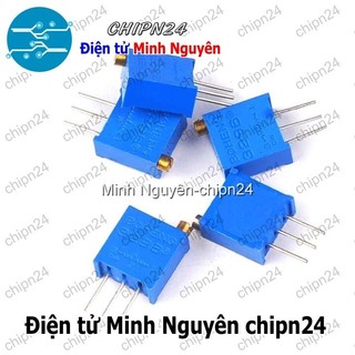 [3 con] (K377) Biến trở tinh chỉnh Dọc 3296W 1K (102) (Biến trở VR vi chỉnh W102)
