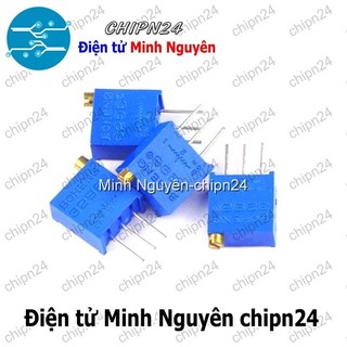 [3 con] (K377) Biến trở tinh chỉnh Dọc 3296W 1K (102) (Biến trở VR vi chỉnh W102)