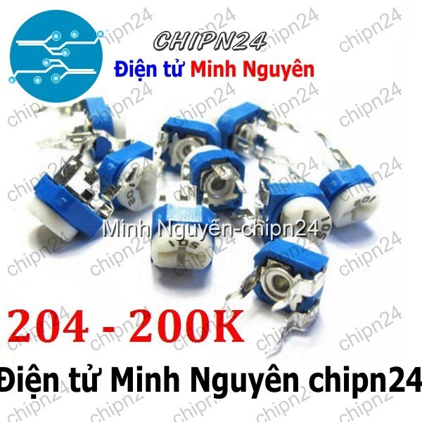 [5 CON] (KG2) Biến trở cúc áo 200K RM065 (Biến trở tam giác 204)